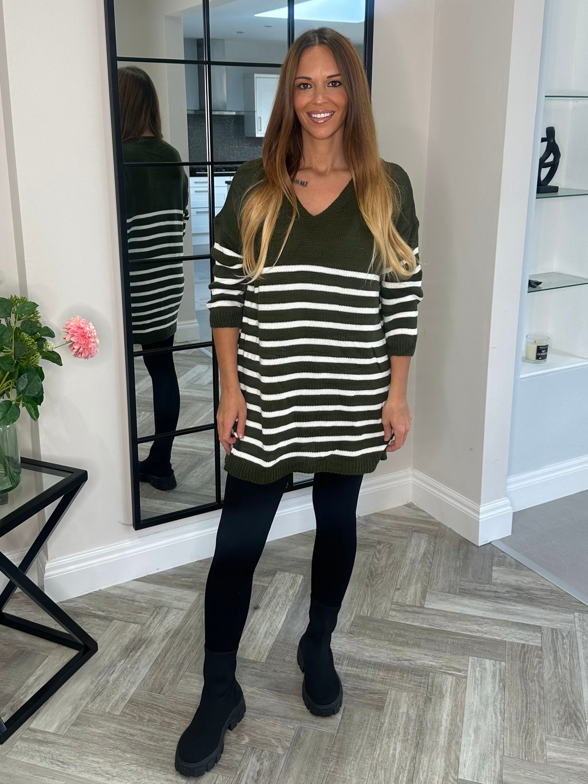 SaseSTELLA stripe ladies jumper size 8-16