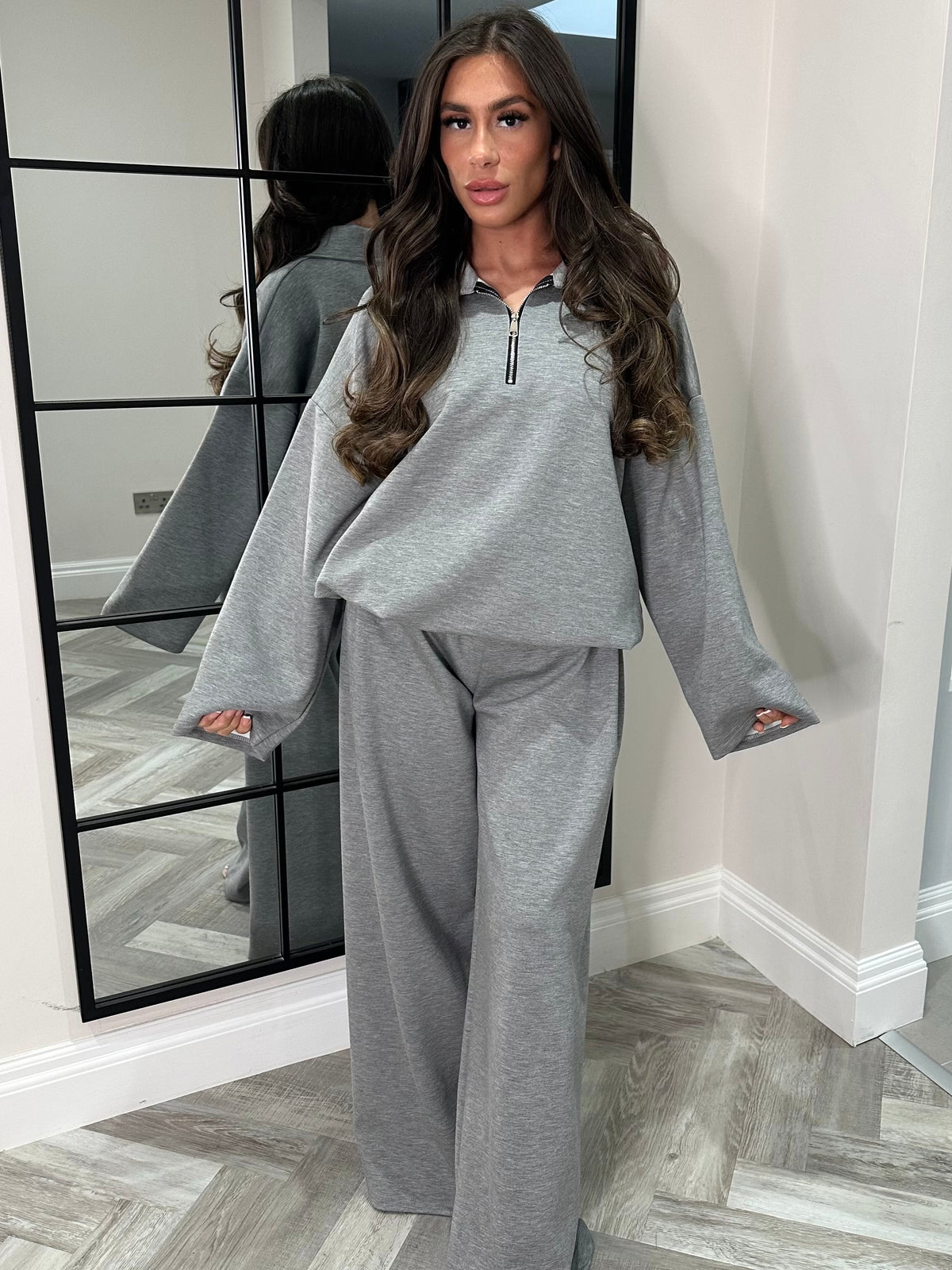 Zip co ord set GREY