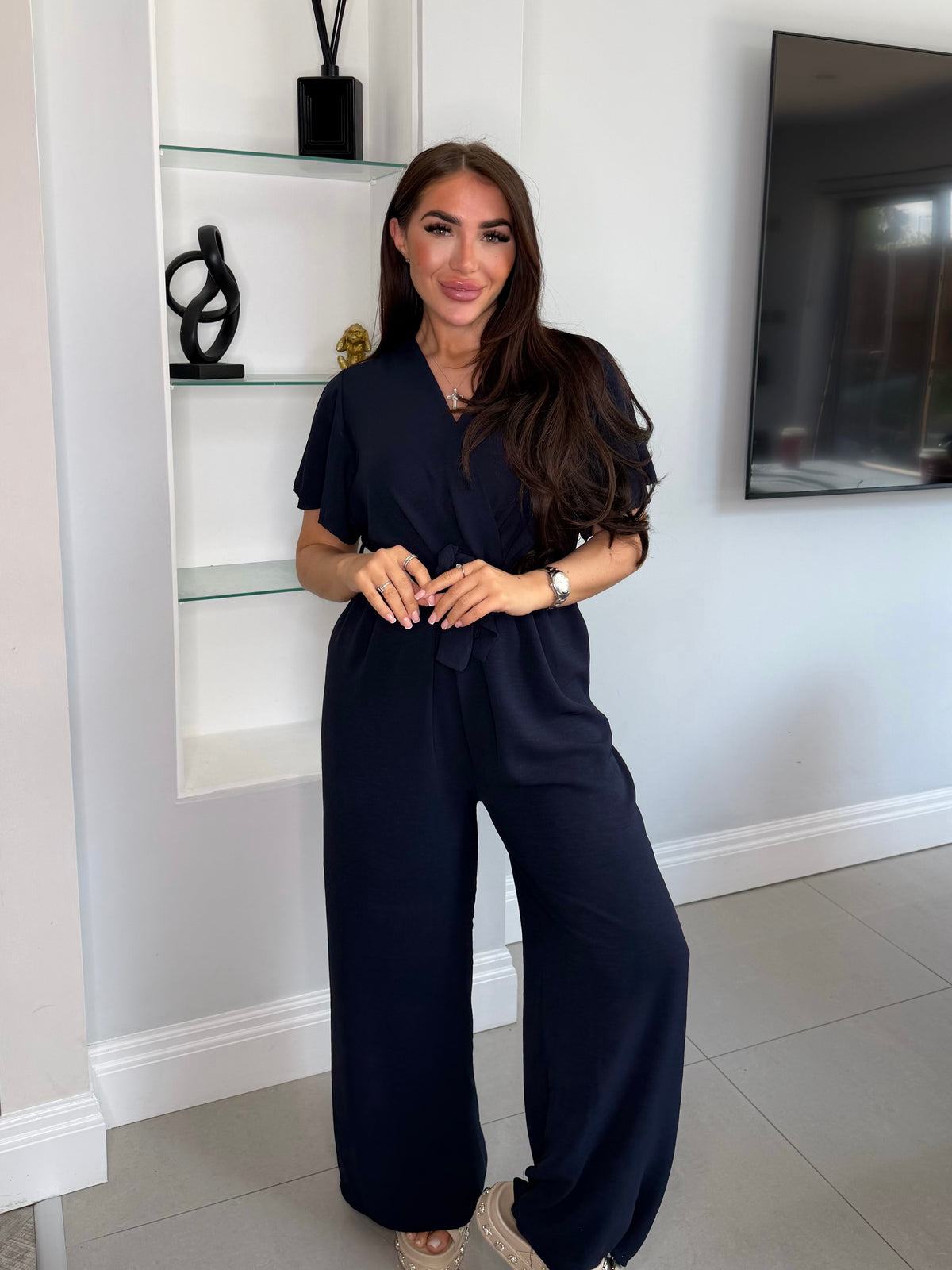 SB:Tia ladies jumpsuit NAVY