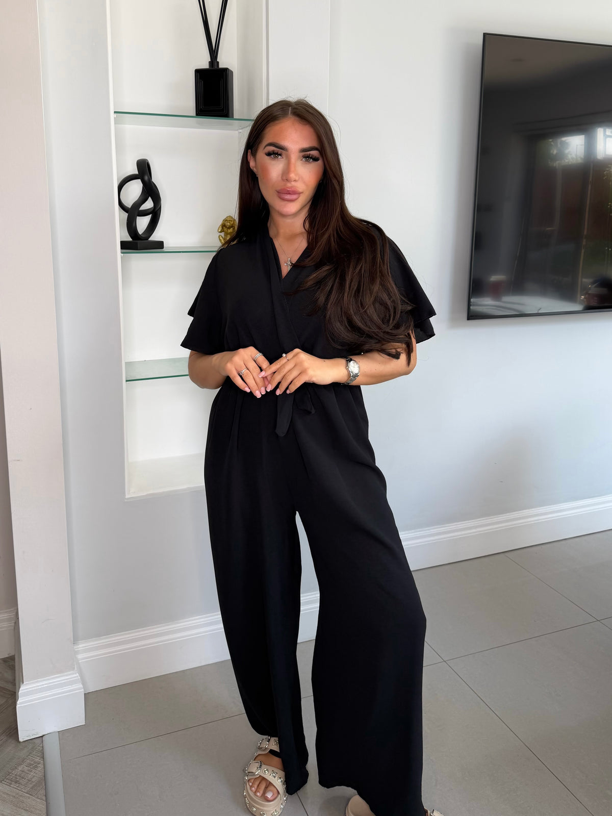 SB:Tia ladies jumpsuit BLACK