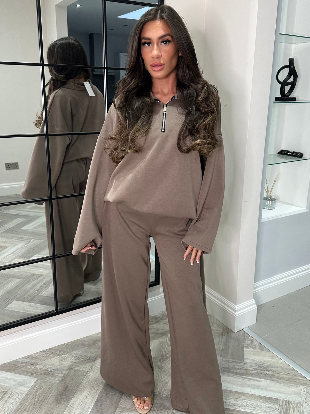 Zip co ord set MOCHA